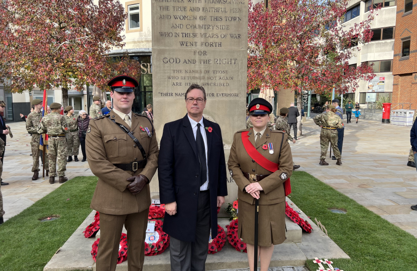 Jonathan Lord MP with Armed Forces