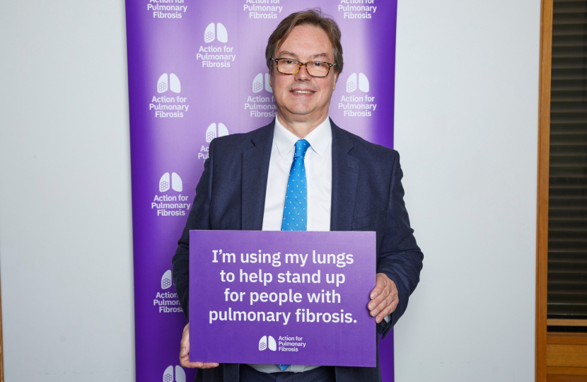 Jonathan Backs Action for Lung Disease