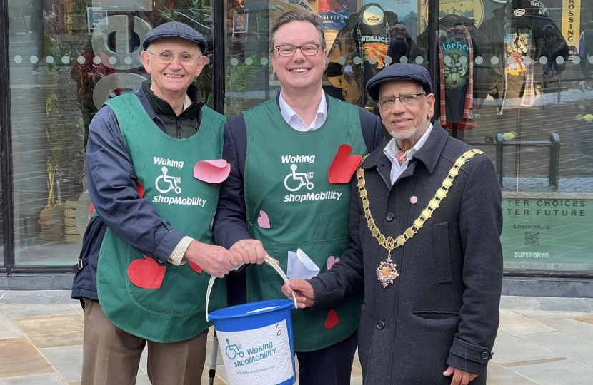 Jonathan Joins Woking's Pancake Race for Charity 