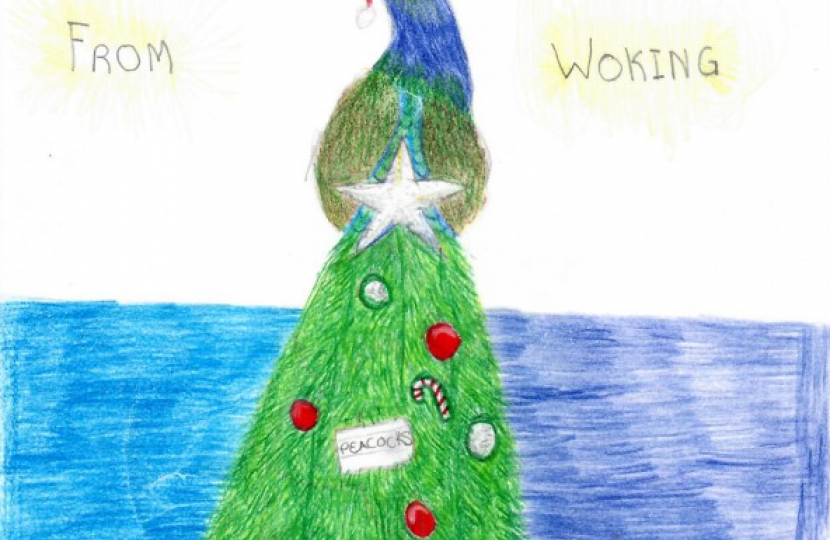 Winner of Jonathan's Christmas Card Competition 