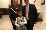 Jonathan Congratulates Woking's Young Musician of the Year