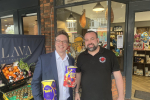 Jonathan Donating Easter Eggs