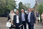 Jonathan with Woking Mayor, Mayoress and President of the Village Show