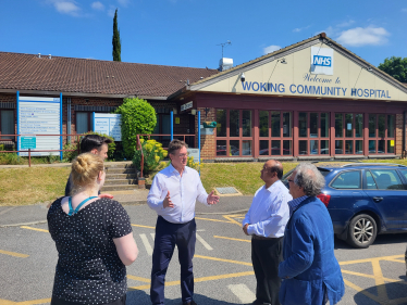 Jonathan at Woking Community Hospital