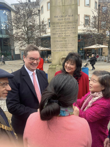 Jonathan Speaks at Woking Chinese Association New Year Event