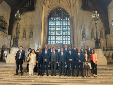 Jonathan Lord MP with the British Egyptian Business Association in Westminster Hall 