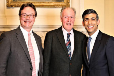 Jonathan and Jon with the Prime Minister, Rishi Sunak