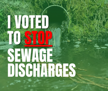 Jonathan Voted to Stop Sewage Discharges